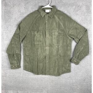 Asos Design Women's X-Small Green 100% Cotton Long Sleeve Oversized Raglan Shirt